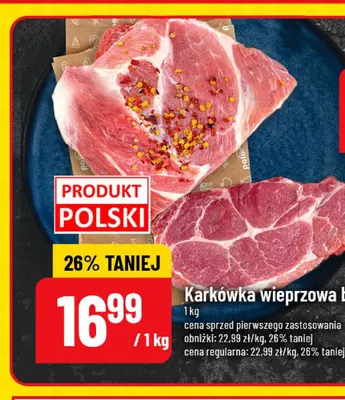 Karkówka wieprzowa bez kości promocja w POLOmarket