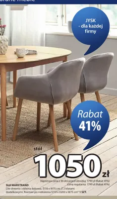 Stół Marstrand promocja w Jysk