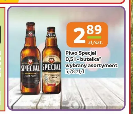 Piwo Specjal Jasny Pełny promocja w Społem Częstochowa