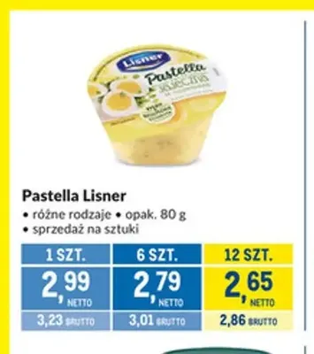 Pastella Lisner promocja w Makro