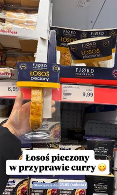 Łosoś pieczony curry XXL Fjørd Fiskursson promocja w Aldi