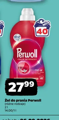 Żel do prania Perwoll promocja w Netto