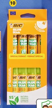Klej w sztyfcie BIC Glue Stick 8-pak promocja w Biedronka