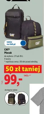 Plecak CAT 26l promocja w Lidl