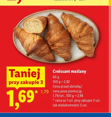Croissant maślany promocja w Lidl