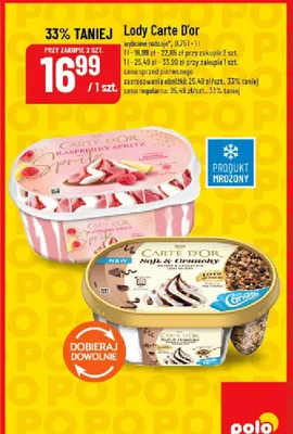 Lody Carte D'Or promocja w POLOmarket