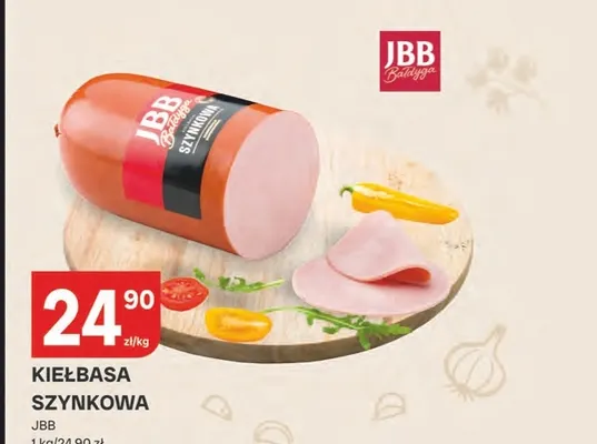 Kiełbasa szynkowa JBB promocja w Chorten