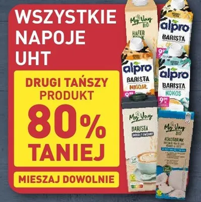 Napój UHT Alpro Barista promocja w Aldi