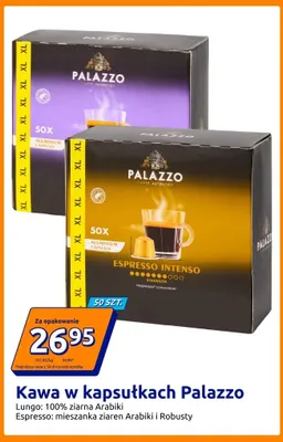 Kawa w kapsułkach Palazzo Espresso Intenso promocja w Action