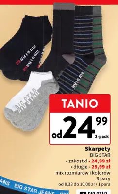 Skarpety promocja w Intermarche