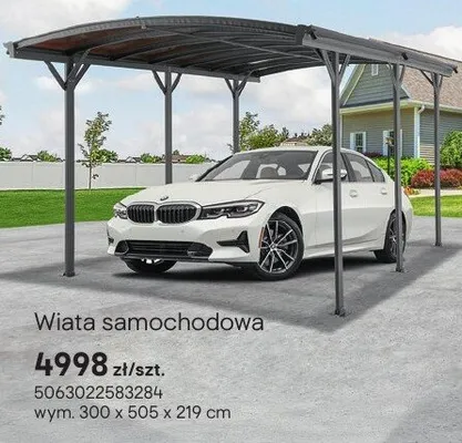 Wiata samochodowa promocja w Castorama