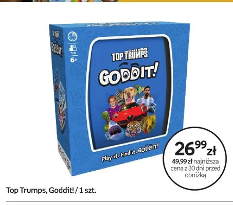 Gra Top Trumps Goddit! promocja w Empik