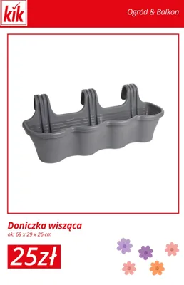 Doniczka wisząca promocja w KiK