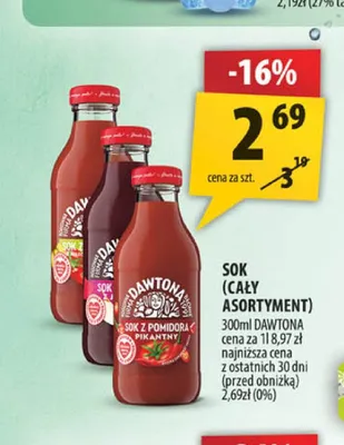 Sok Dawtona promocja w Arhelan