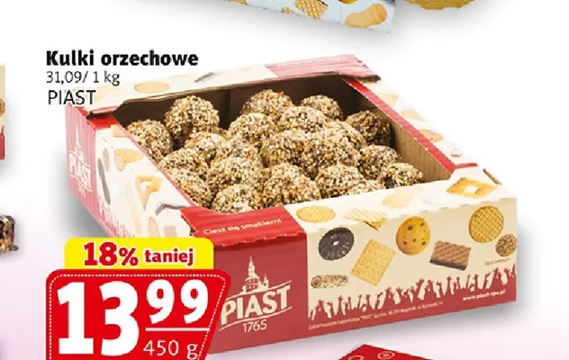 Kulki orzechowe Piast promocja w Prim Market