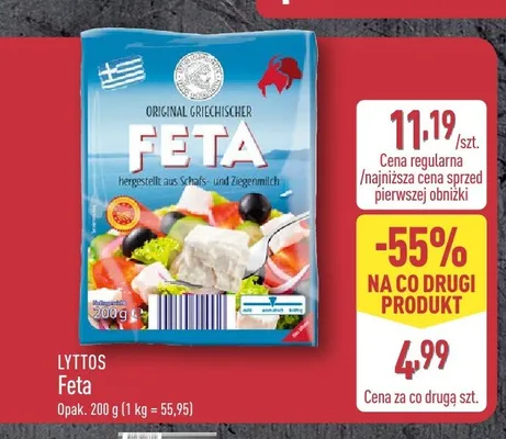 Ser Feta Lyttos promocja w Aldi