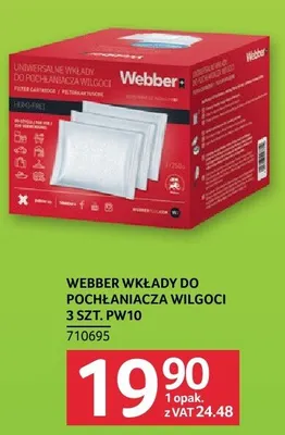 Wkłady pochłaniacz wilgoci WEBBER 3 szt. promocja w Selgros