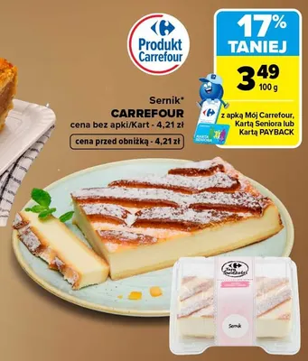Sernik Carrefour promocja w Carrefour Market