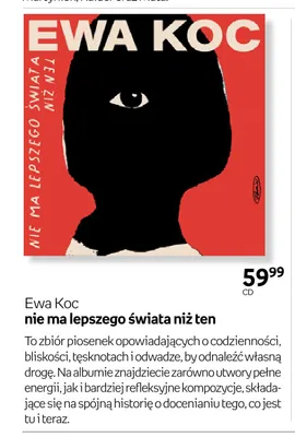 Płyta CD Ewa Koc nie ma lepszego świata niż ten promocja w Empik