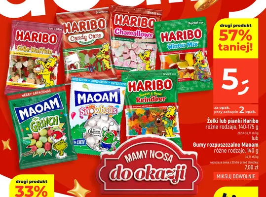 Żelki Haribo Candy Cane promocja w Dealz