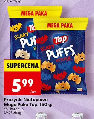 Prażynki Nietoperze Mega Paka Top ketchup promocja w Biedronka