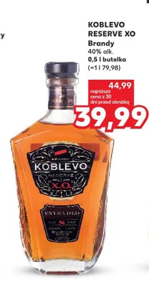 Brandy Koblevo Reserve XO promocja w Kaufland