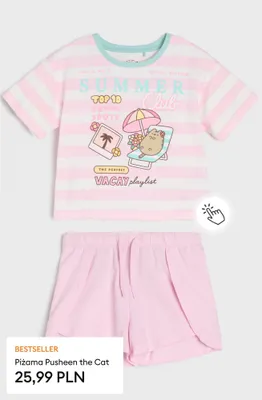 Piżama Pusheen the Cat promocja w Sinsay