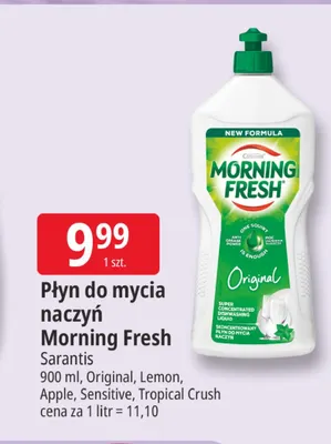 Płyn do mycia naczyń Morning Fresh Sensitive promocja w Leclerc