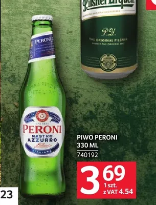 Piwo Peroni Nastro Azzurro promocja w Selgros