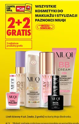 Kosmetyki do makijażu i stylizacji paznokci promocja w Biedronka