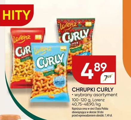 Chrupki Curly promocja w Chata Polska