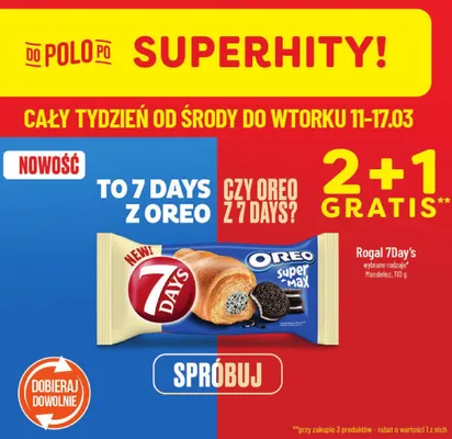 Rogale 7Day's z Oreo promocja w POLOmarket