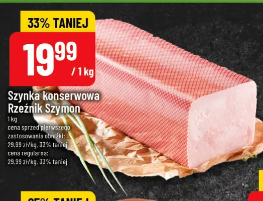 Szynka konserwowa Rzeźnik Szymon promocja w POLOmarket