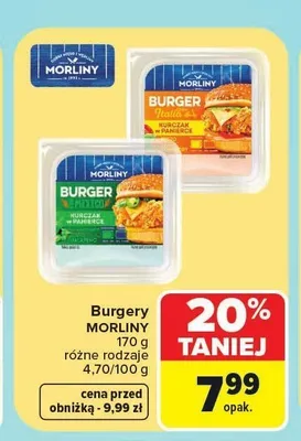 Burger drobiowy w panierce Mexico Morliny promocja w Carrefour