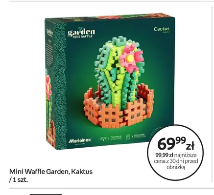 Klocki Mini Waffle Garden Kaktus Marioinex promocja w Empik