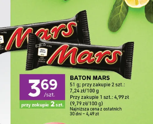 Baton Mars promocja w Stokrotka