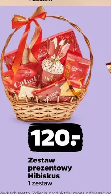 Zestaw prezentowy Hibiskus promocja w Netto
