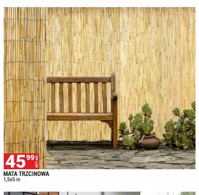 Mata trzcinowa promocja w Merkury Market