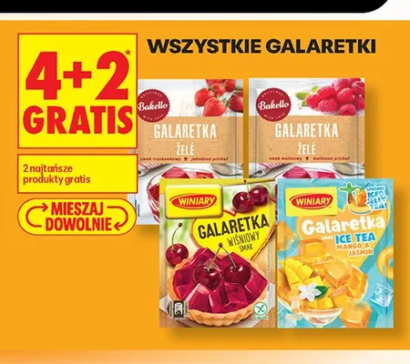 Galaretka Bakello smak truskawkowy promocja w Biedronka