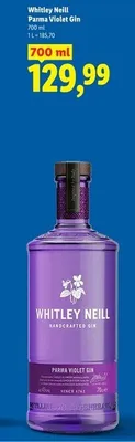 Gin Whitley Neill Parma Violet promocja w Lidl