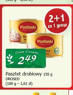Pasztet drobiowy Drosed promocja w CEZAR Delikatesy