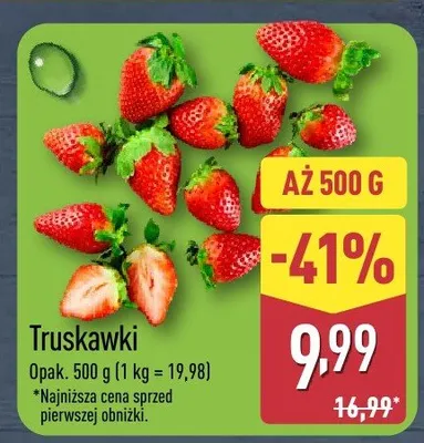 Truskawki promocja w Aldi