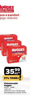 Pieluchomajtki Little Movers promocja w Netto