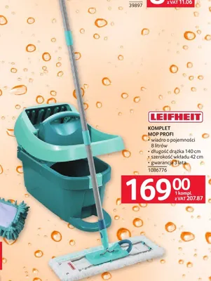 Komplet mop profi LEIFHEIT promocja w Selgros