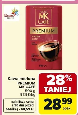 Kawa mielona premium promocja w Carrefour