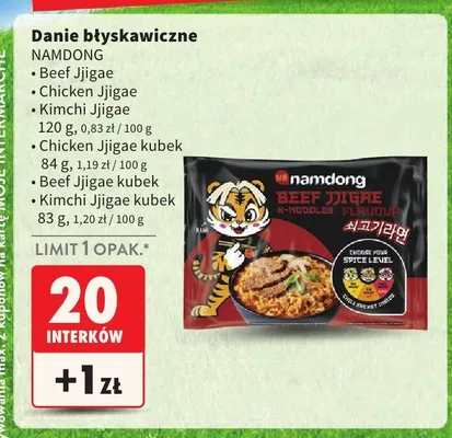 Danie błyskawiczne Beef Jjigae promocja w Intermarche