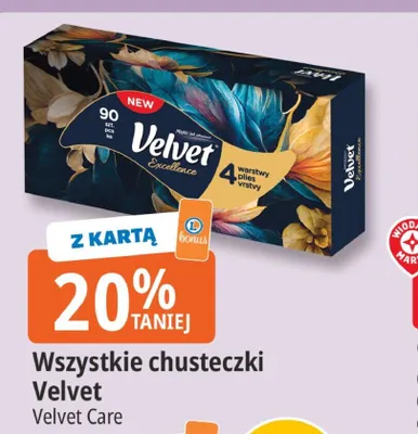 Chusteczki Velvet promocja w Leclerc