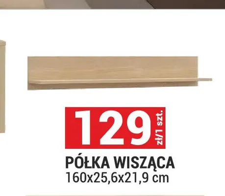 Półka wisząca Skelbit promocja w Merkury Market