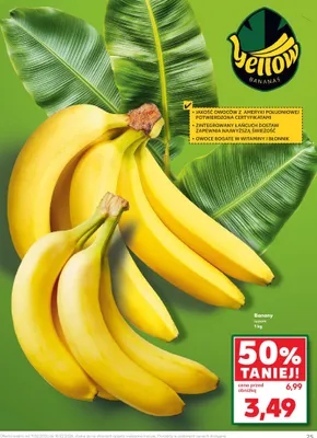 Banany luzem promocja w Kaufland