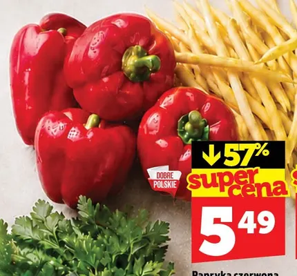 Papryka czerwona promocja w TOPAZ